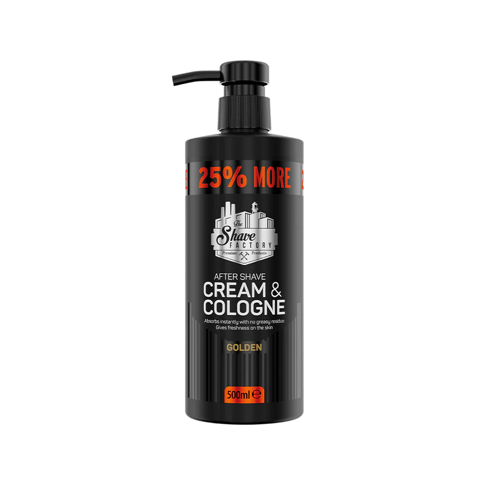 AFTER SHAVE CREAM & COLOGNE GOLDEN
